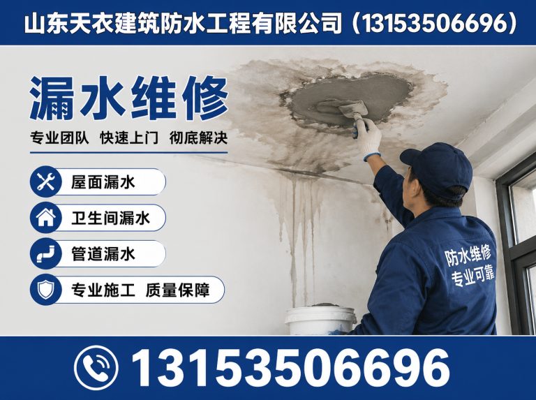 莱州市防水堵漏展示图